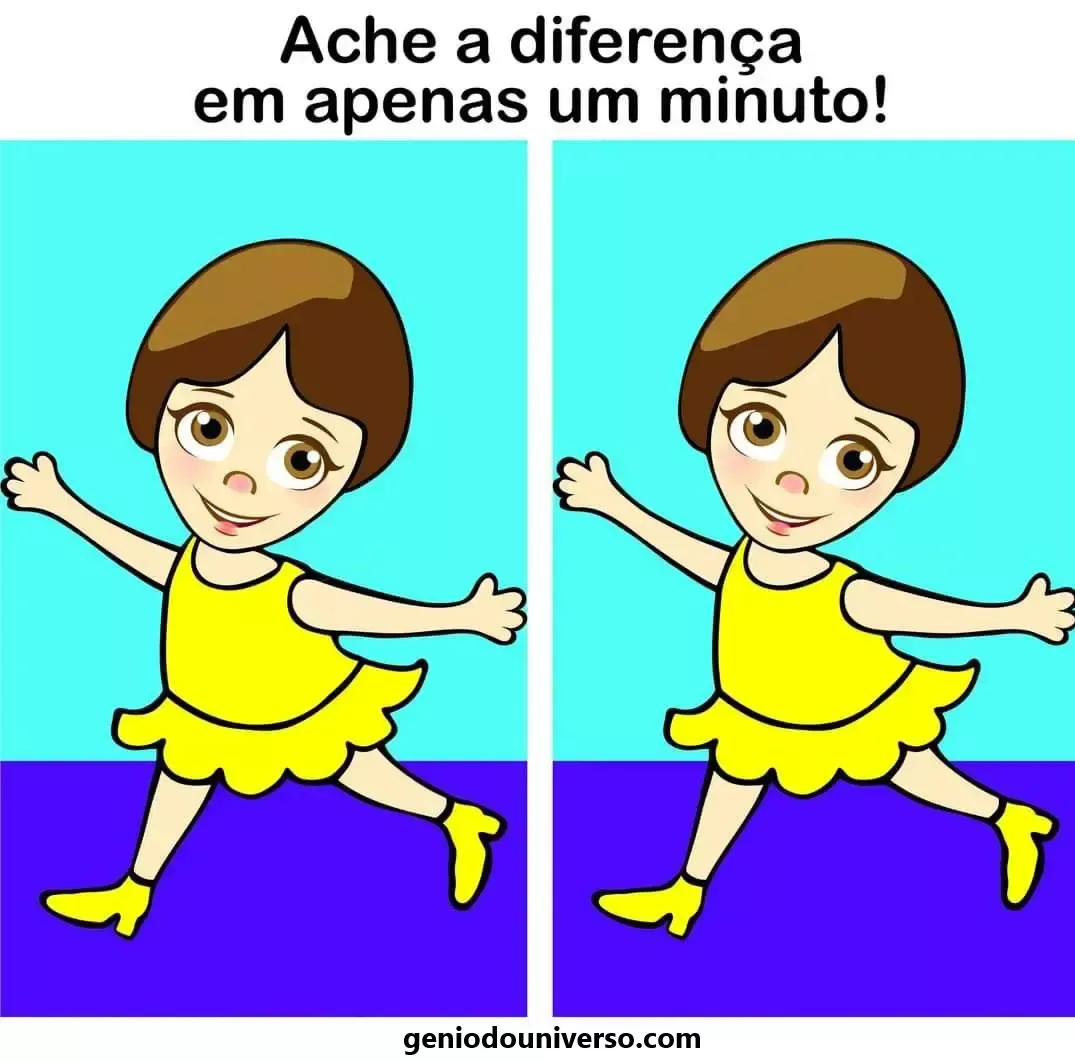 Ache a Diferença: A Menina de Amarelo