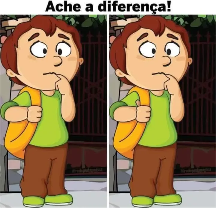 Ache a Diferença: O Menino de Mochila