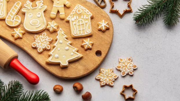 Biscoito de Natal Sem Glúten, Sem Lactose E Sem Açúcar