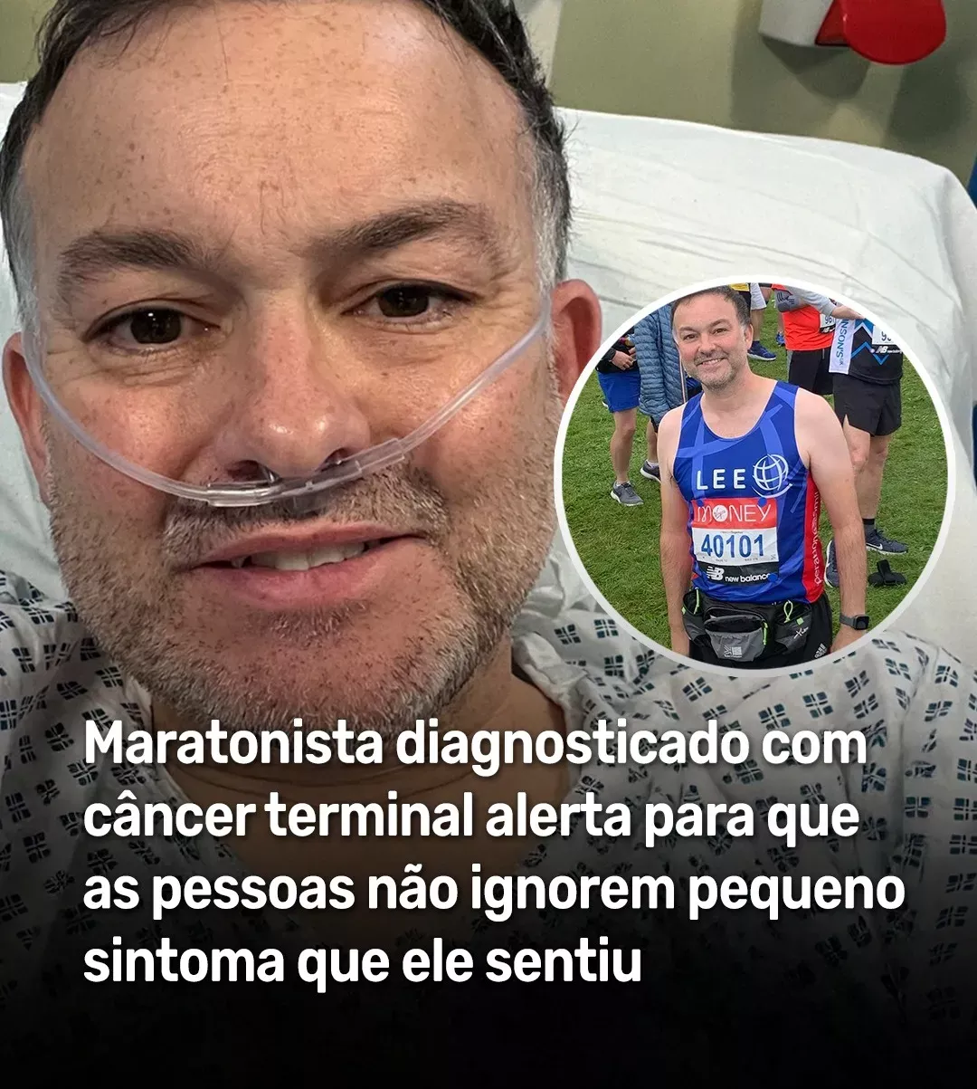 Maratonista Diagnosticado com Câncer Terminal Faz Alerta Sobre Pequenos Sintomas Que Não Devem Ser Ignorados