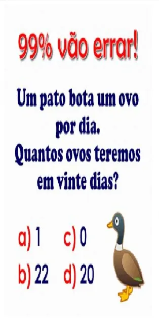 Enigma do Ovo do Pato: Quantos Ovos Teremos?