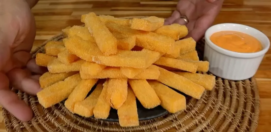 Polenta Frita Super Crocante e Deliciosa