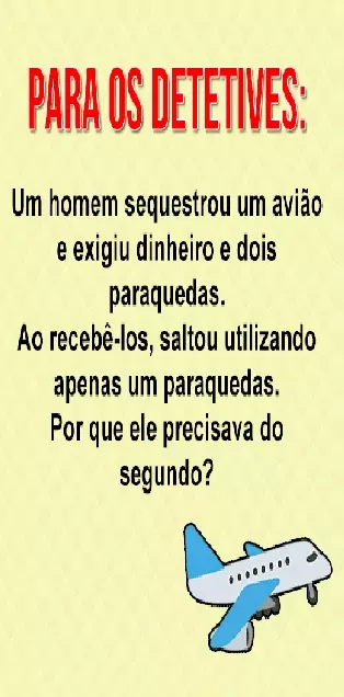 Enigma do Paraquedas: Qual a Verdadeira Motivo para o Segundo?